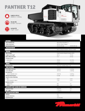 Гусеничні самоскиди Prinoth Panther T12
