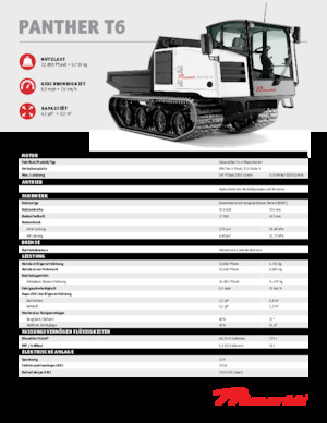 Гусеничні самоскиди Prinoth Panther T6