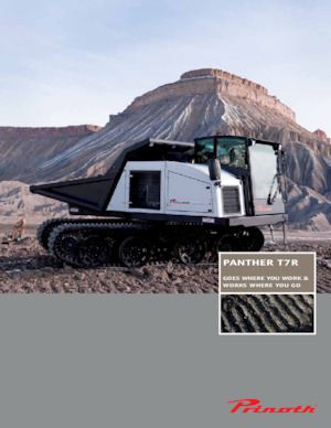 Гусеничні самоскиди Prinoth Panther T7R