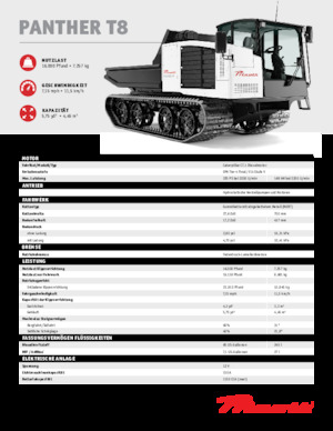 Гусеничні самоскиди Prinoth Panther T8