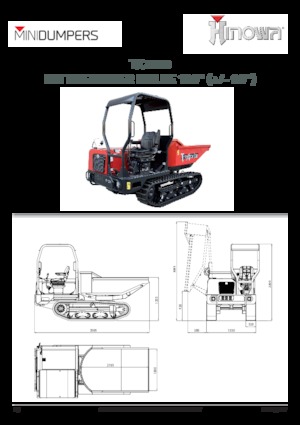 Гусеничні самоскиди Hinowa TX2500
