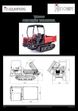 Гусеничні самоскиди Hinowa TX2500
