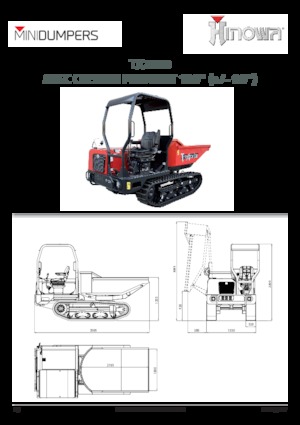 Гусеничні самоскиди Hinowa TX2500