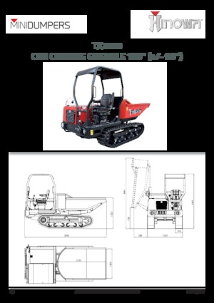 Гусеничні самоскиди Hinowa TX2500