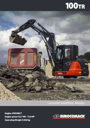 Гусеничні екскаватори Eurocomach 100 TR