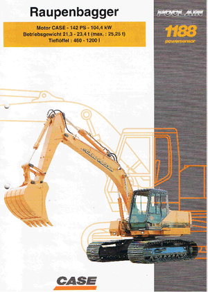 Гусеничні екскаватори Case Poclain 1188 LC