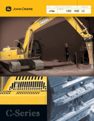 Гусеничні екскаватори John Deere Construction 120C