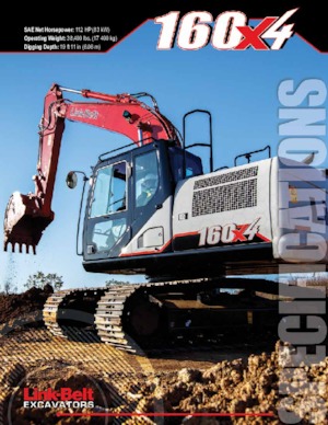 Гусеничні екскаватори Link-Belt 160 X4