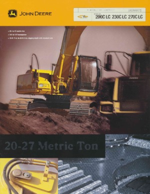 Гусеничні екскаватори John Deere Construction 200C