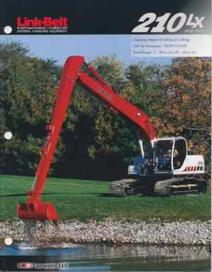Гусеничні екскаватори Link-Belt 210 LX Long Front