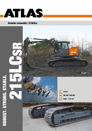 Гусеничні екскаватори Atlas 215 LC-SR