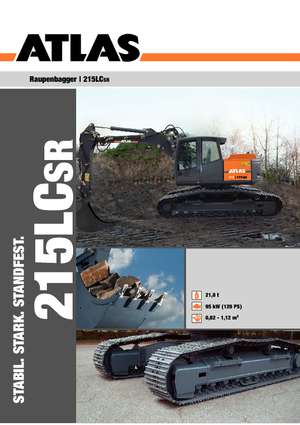 Гусеничні екскаватори Atlas 215 LC-SR