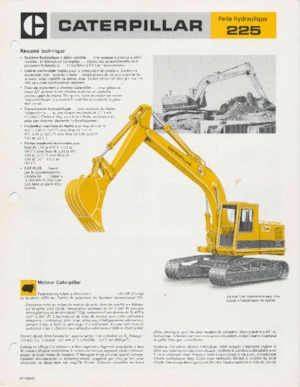 Гусеничні екскаватори Caterpillar 225