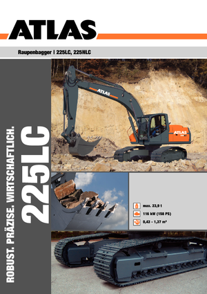 Гусеничні екскаватори Atlas 225 LC