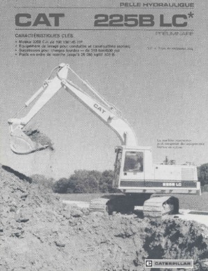 Гусеничні екскаватори Caterpillar 225B