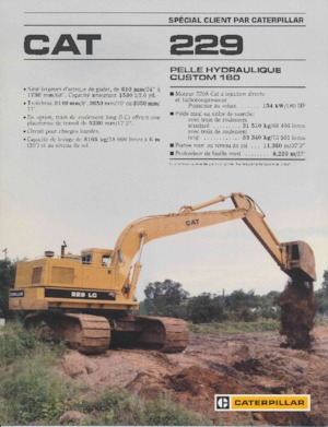 Гусеничні екскаватори Caterpillar 229