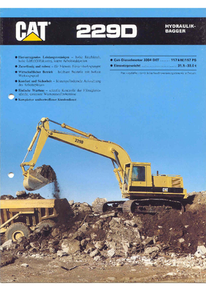 Гусеничні екскаватори Caterpillar 229 D