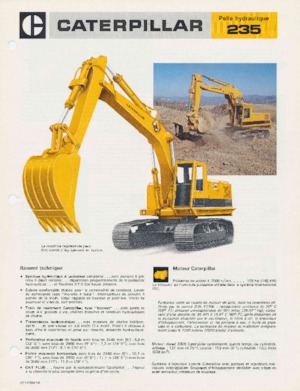 Гусеничні екскаватори Caterpillar 235