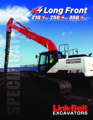 Гусеничні екскаватори Link-Belt 250 X4 Long Front