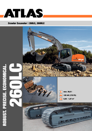 Гусеничні екскаватори Atlas 260 LC