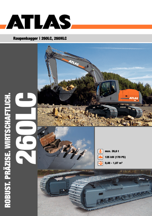 Гусеничні екскаватори Atlas 260 LC