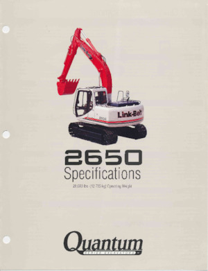 Гусеничні екскаватори Link-Belt 2650