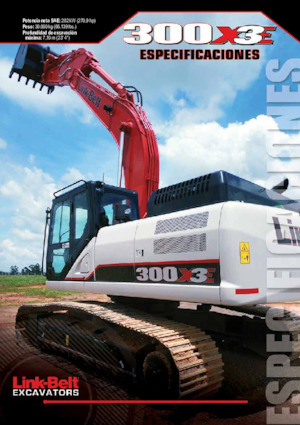 Гусеничні екскаватори Link-Belt 300 X3E