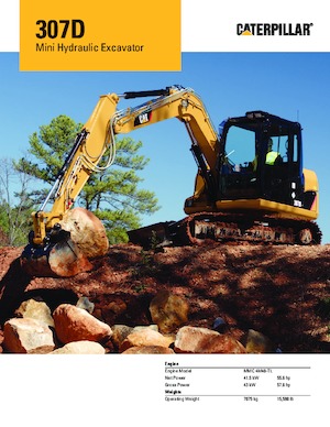 Гусеничні екскаватори Caterpillar 307D