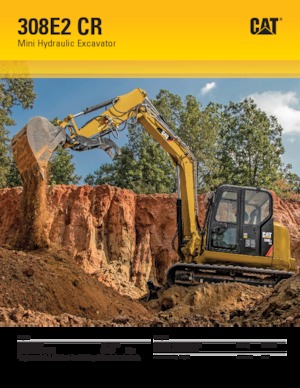 Гусеничні екскаватори Caterpillar 308E 2 CR