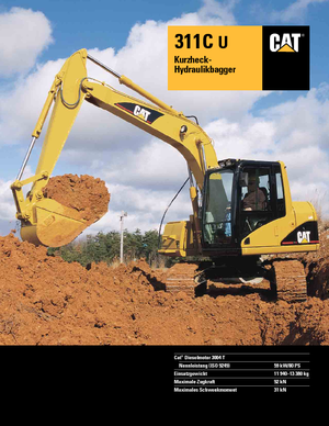 Гусеничні екскаватори Caterpillar 311C U