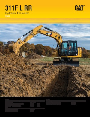 Гусеничні екскаватори Caterpillar 311F L RR