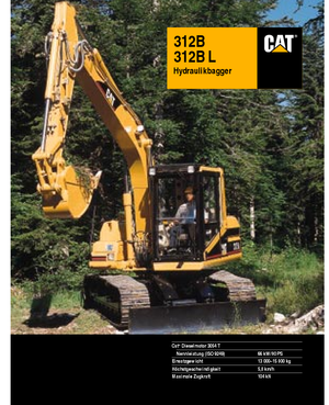 Гусеничні екскаватори Caterpillar 312 B L