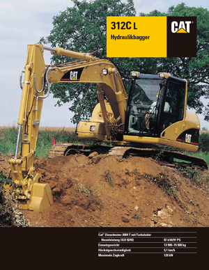 Гусеничні екскаватори Caterpillar 312C L