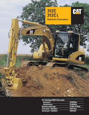 Гусеничні екскаватори Caterpillar 312C L