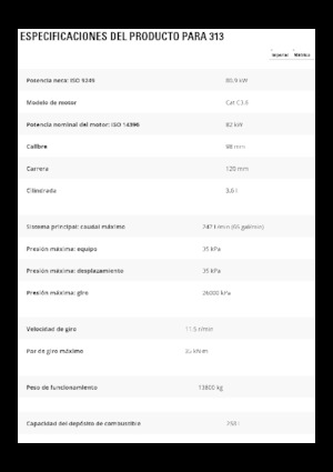 Гусеничні екскаватори Caterpillar 313