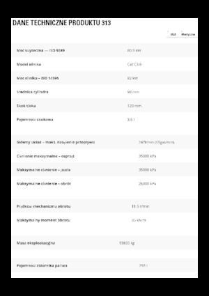 Гусеничні екскаватори Caterpillar 313