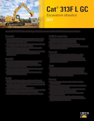 Гусеничні екскаватори Caterpillar 313F L GC