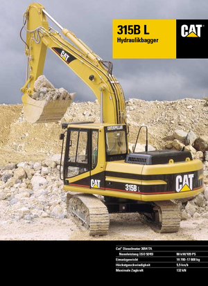 Гусеничні екскаватори Caterpillar 315 B L Mono
