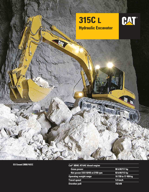 Гусеничні екскаватори Caterpillar 315 C L