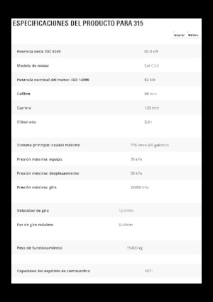 Гусеничні екскаватори Caterpillar 315