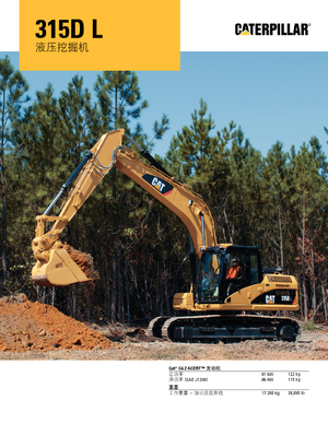 Гусеничні екскаватори Caterpillar 315D L