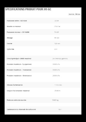 Гусеничні екскаватори Caterpillar 315 GC