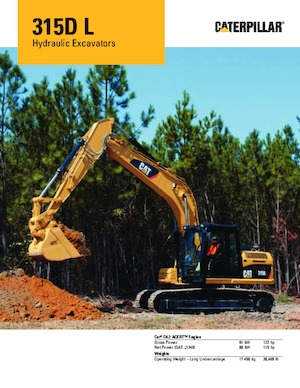 Гусеничні екскаватори Caterpillar 315D