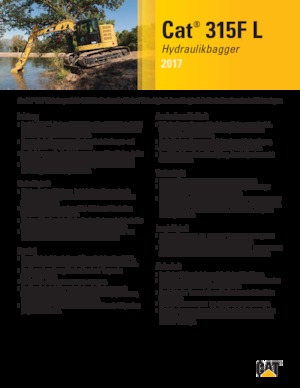 Гусеничні екскаватори Caterpillar 315F L