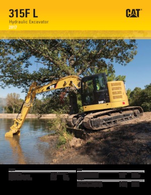 Гусеничні екскаватори Caterpillar 315F L