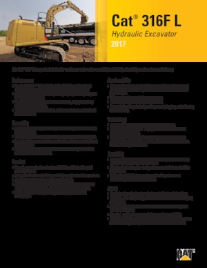 Гусеничні екскаватори Caterpillar 316F L