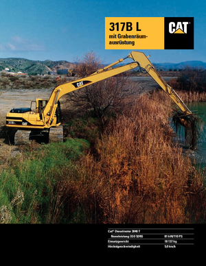 Гусеничні екскаватори Caterpillar 317 B L Mono