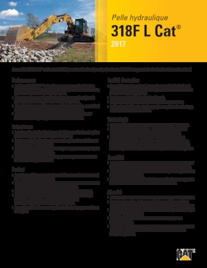 Гусеничні екскаватори Caterpillar 318F L