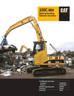 Гусеничні екскаватори Caterpillar 320 C MH