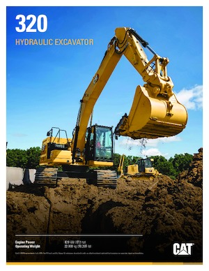 Гусеничні екскаватори Caterpillar 320